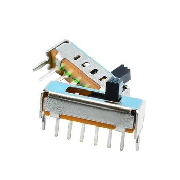 

30pcs Slide Switch 4 Position 1P4T 6 Pin DC 50V 0.3A 3mm 4mm 5mm 6mm Height Vertical Type