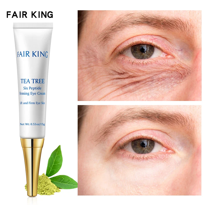 

Tea Tree Six Peptide Anti-Wrinkle Eye Cream Anti-Aging Remove Wrinkles Fine Lines Dark Circles Eyes Bags Tightening Eye Skin