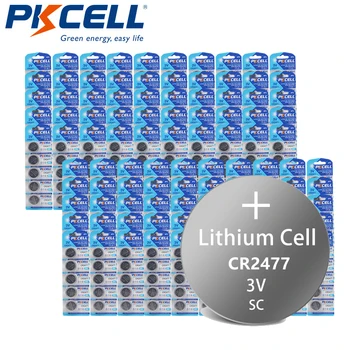 

500pcs CR2477 3V lithium Batteries DL2477 ECR2477 LM2477 KCR2477 Button Coin Cell battery for Watch Car Remote Key