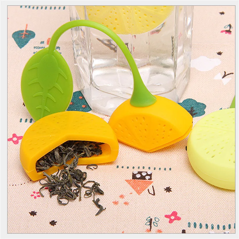 

Manufacturers Direct Selling Tea Making Device Lemon Silica Gel Creative Tea Filter Mode Fruit Tea Filter Silicone Mould