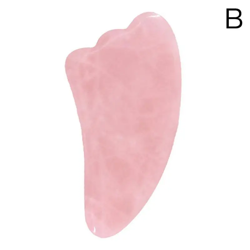 Gua Sha Board Natural Stone Scraper V Shape Face Lifting Firming Tools Chinese Gua Sha Tools For Face Neck Back Body Therapy - Цвет: B