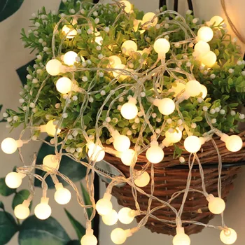 

20LEDs Small Round Bulbs String Light Party Birthday Festival Decor Light String LKS99