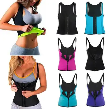 

New Women Lady Neoprene Adjustable Body Shaper Slimming Waist Slim Belt Vest Underbust 4 Colors M-XXXL