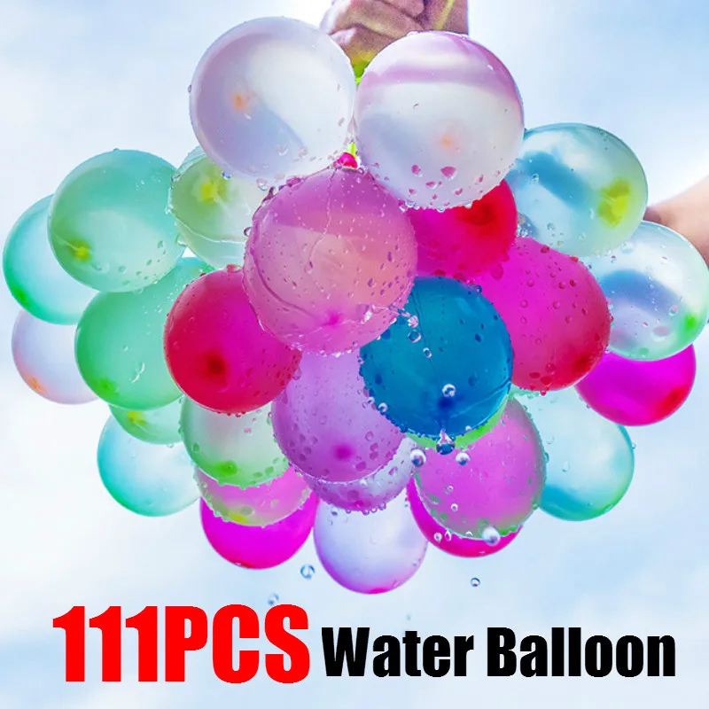 111pcs Water Balloon Amazing Filling Magic Children War Game Supplies Kids Summer Outdoor Beach Toy Party | Игрушки и хобби