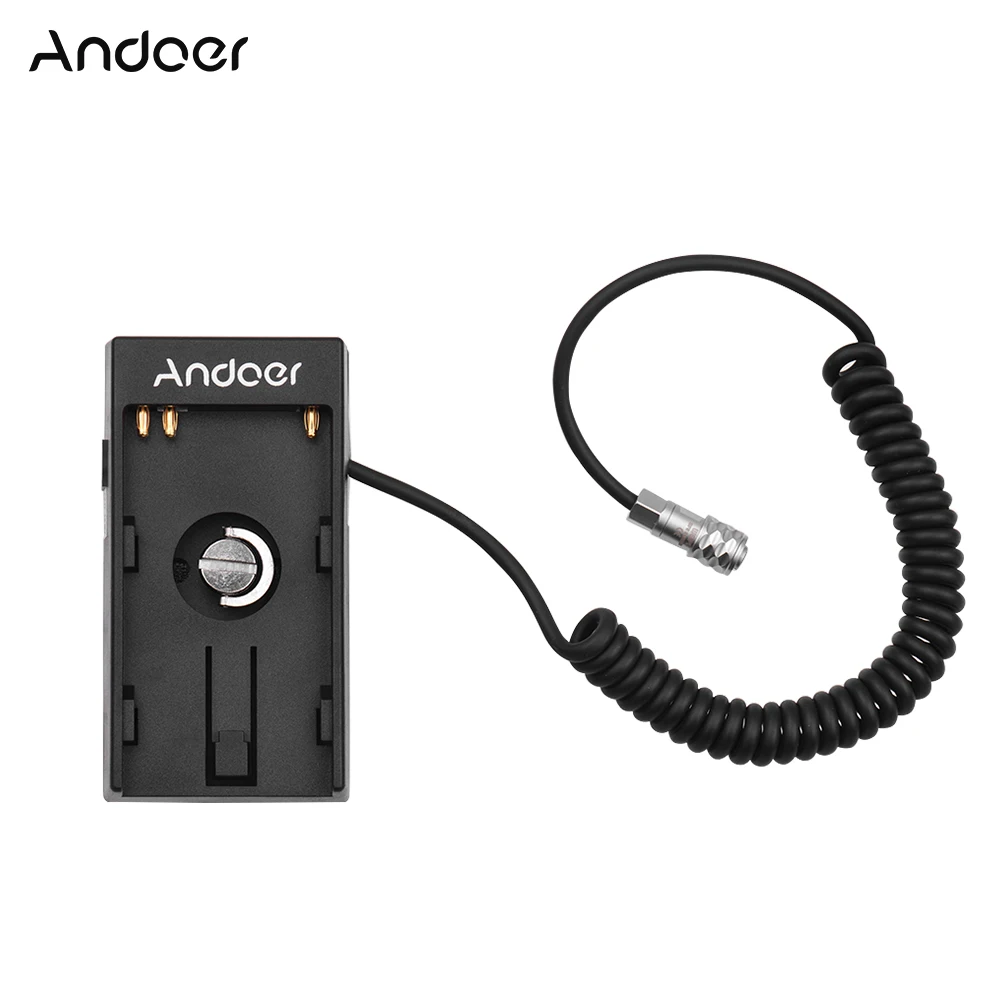 Andoer фотокамера DV Аккумулятор Источник питания Монтажная пластина адаптер для BMPCC