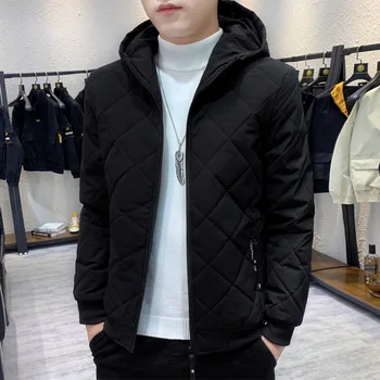 

Cotton-padded men's frock coat 2020 new Korean trend winter winter padded warm down cotton-padded jacket cotton-padded jacket