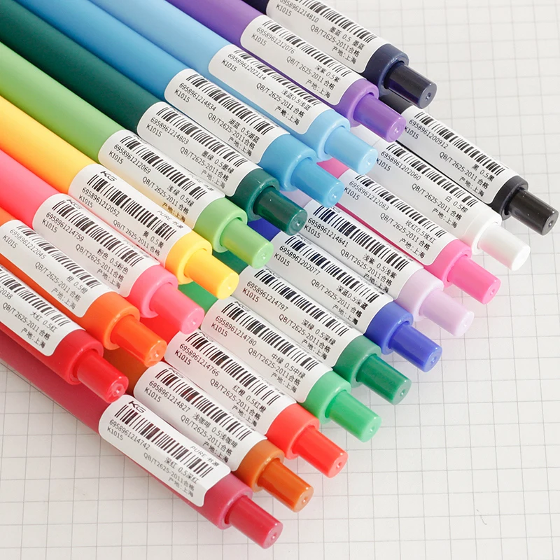 Kaco цветной знак гелевая ручка 0,5 мм Заправка ABS пластик запись прочный знак нейтральный пенис Xiaomi Mijia экологическая цепь