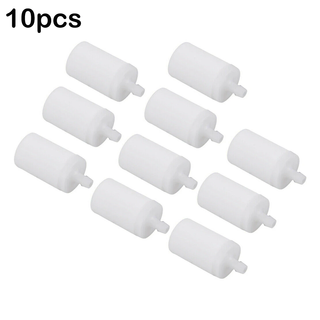 Gas Fuel Filter 10Pcs 6mm Fit for Husqvarna Chainsaw 50 51 55 61 268 272 XP 345 350 351 353 503 44 32-01 steel tubes stainless steel filter filter mesh fuel filter seal