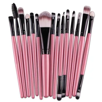 

20Sets Eye Shadow Foundation 15 pcs/Set Eyebrow Lip Brush Makeup Brushes Tool