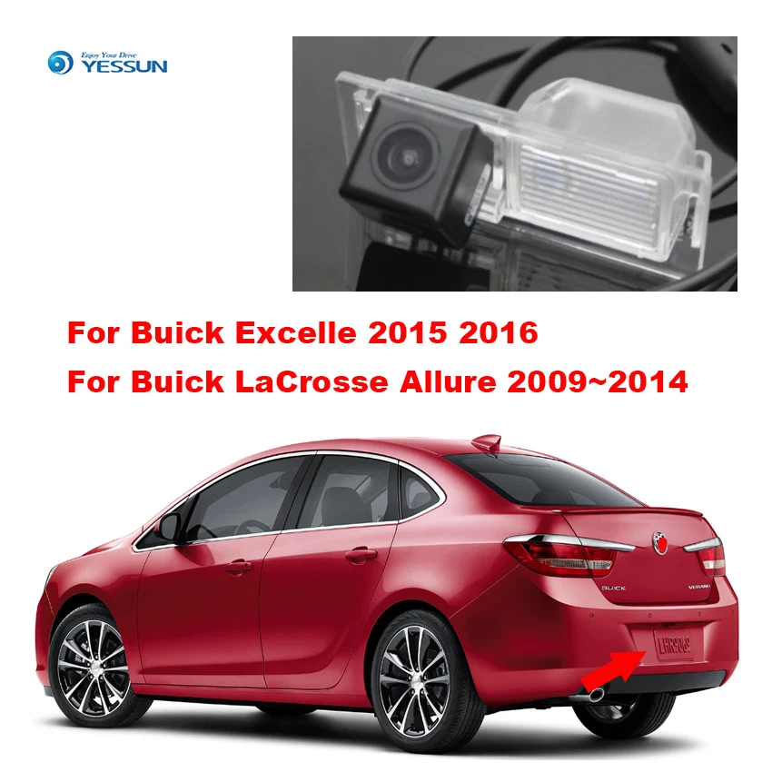 2 For Buick Excelle 2015 2016 For Buick LaCrosse Allure 2009~2014 High Quality Rear View Back Up Camera For Fans + HD CCD + RCA