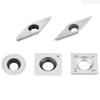 

10pcs Wood Carbide Insert Cutters For Wood Turning Tool Woodworking Lathe Tool