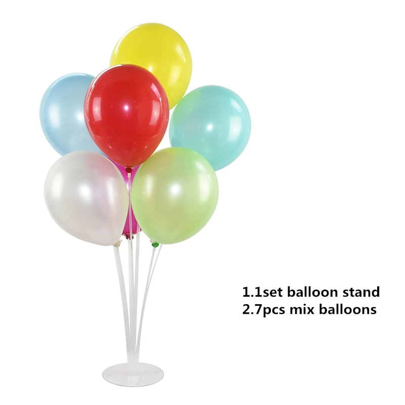1 набор трубок держатель воздушных шаров колонна-подставка пластиковый надувной шар Свадьба День рождения воздушный шар для детей аксессуары украшения - Цвет: B11