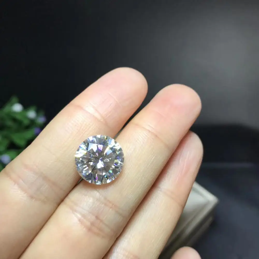 

Loose Moissanite 1ct 6.5mm GH Color High quality Lab Diamond DIY material Round Brilliant Cut jewelry bracelet