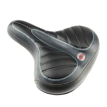 

High Quality Bicycle-Saddle Big Bum Saddle Seat Road Mountain-Bike Wide Soft Pad Comfort PU Steel Cushion Thicken