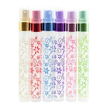 

6pcs Perfume Atomizer Frosted Glass 10ml Refillable Portable Empty Sample Bottles Toner Sprayer Perfume Sprayer Spray Bottles