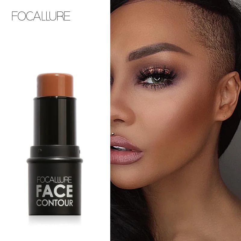 4 Colors Highlighter Stick Silky Texture Face Contour Stick Natural Illuminate Makeup Bronzer Highlight Shaded Bar