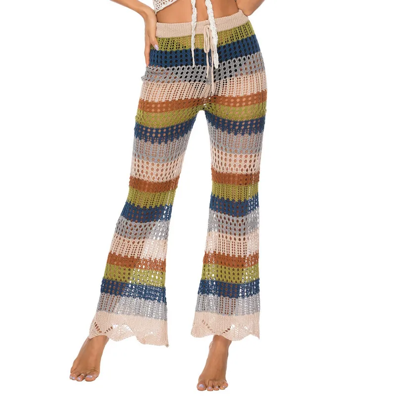 plus size crochet beach pants