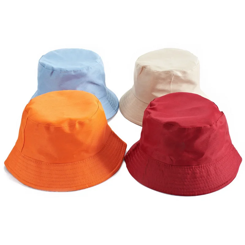 

Outdoor Bucket Hat Solid Color Versatile Advertising Cap College Style Sunscreen Fishing Mountaineering Sun Hat