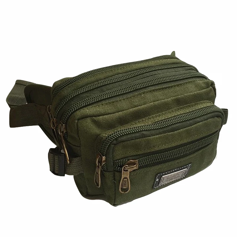Army Green Модные мужские сумки для путешествий, походная сумка, повседневные холщовые мужские спортивные сумки на открытом воздухе, вместительные Сумки на пояс, кошелек - Цвет: Army Green