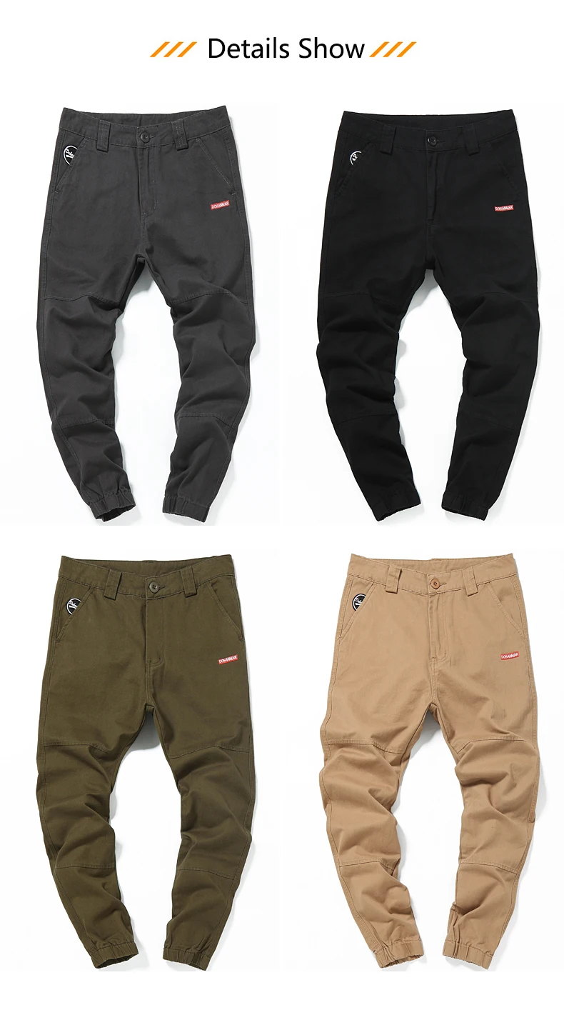 KSTUN Casual Mens Pants Slim Fit Casual Pants Sweatpants Joggers Solid Gray Khaki Men Trousers