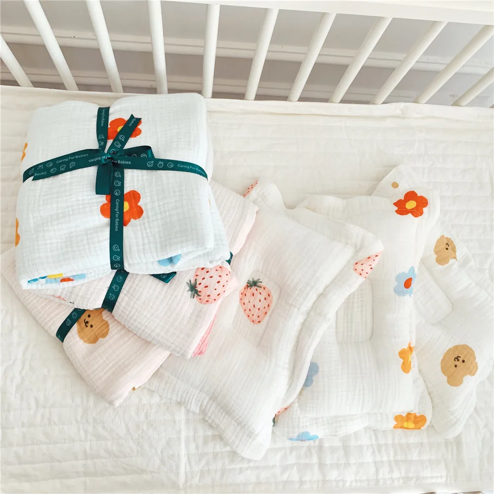 

Organic Cotton Gauze Infant Blanket Newborns Blanket Baby Children Airable Cover Summer Thin Section Baby Bath Towel