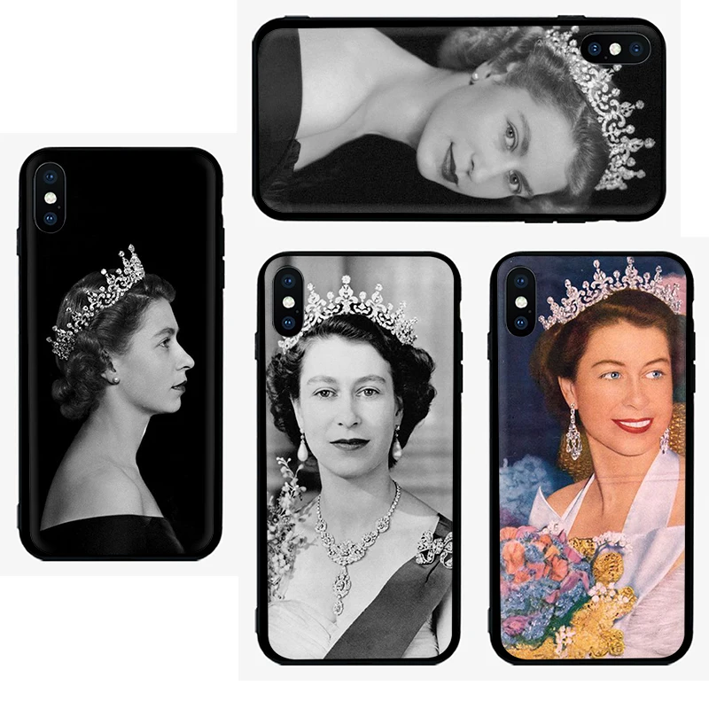 Мягкий чехол для телефона queen Elizabeth II Princess, чехол для iPhone 5 5S SE 6 6S Plus 7 8 Plus X XS XR XS 11 Pro Max