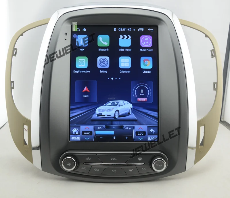 10," tesla стиль вертикальный экран Восьмиядерный Android 8,1 Стерео gps навигация для Buick Лакросс 2010-2013