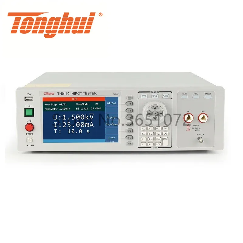 

TH9110 Hipot Tester with High Pressure Floating Output