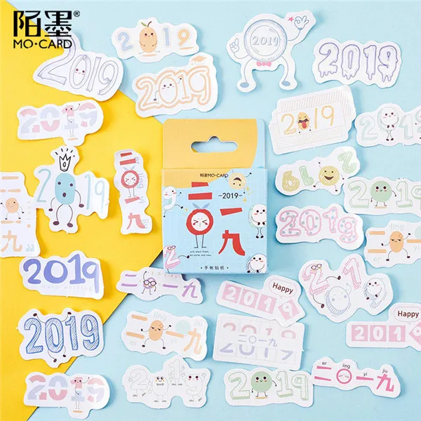 S0002-17 1 коробка, декоративные наклейки для скрапбукинга, дневник, милые листья, цветок, наклейки для еды, сделай сам, Kawaii, Канцелярские Стикеры школьные принадлежности - Цвет: S0002-17