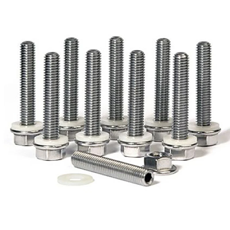 Новый Впускной коллектор Расширенная Резьбовая шпилька комплект Подходит для