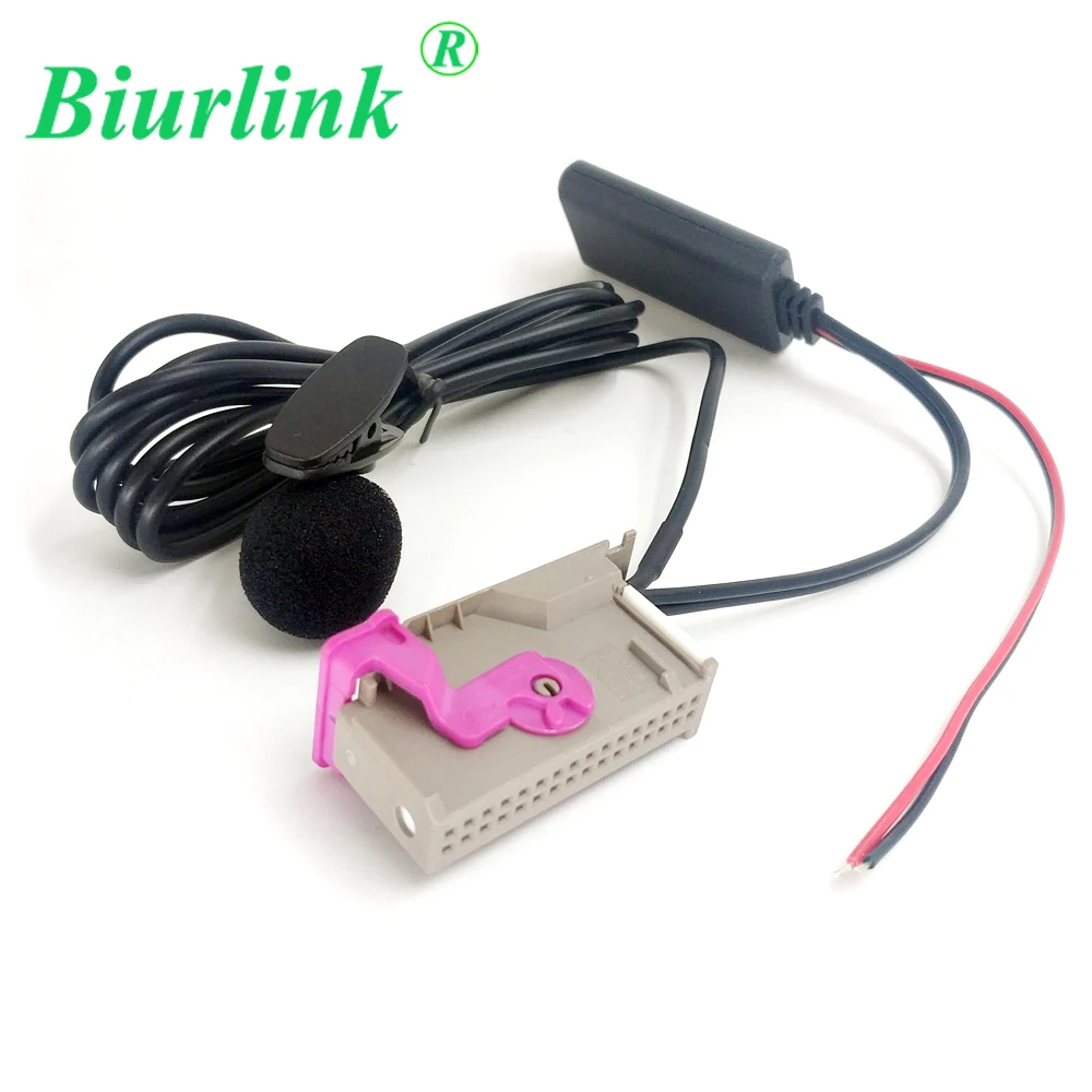 Biurlink автомобильный RNSE 32Pin cd-чейнджер беспроводной Bluetooth Hands Free микрофон MP3 аудио AUX в адаптер для Audi A3 A4 A6 A8 TT