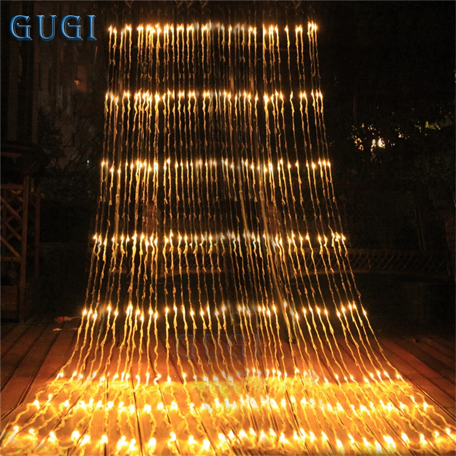 

320 LED Waterfall Lamp Waterproof Meteor Shower Rain String Light Christmas LED Lights Curtain Fairy String Lights for Garland