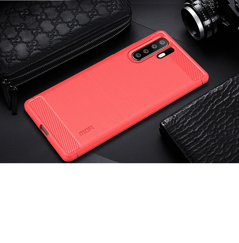 Mofi карбоновый чехол для телефона huawei P30 Pro задняя крышка-чехол для телефона силиконовый бампер мягкий чехол для huawei P30 Pro Чехол для телефона оболочка