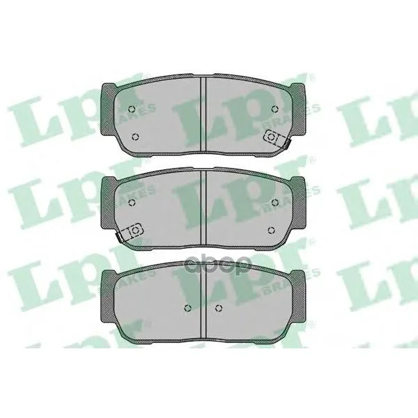 Колодки Тормозные Ssangyong Rexton 08-/Kyron 05- Задние Lpr 05p1504 Lpr арт. 05P1504