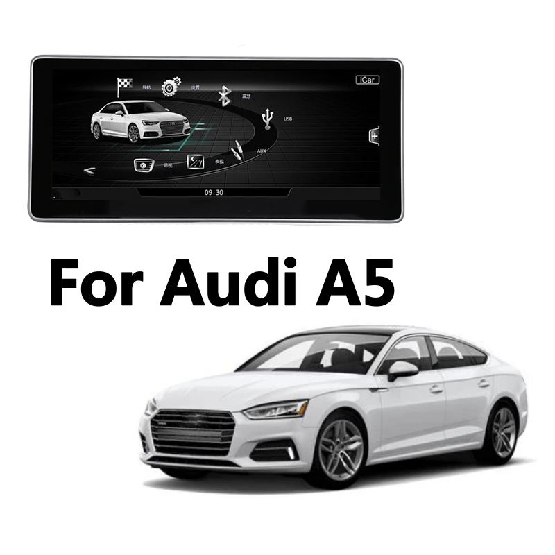 Car Multimedia Player For Audi A5 F5 2016 2017 2018 2019 2020 GPS Audio Radio Navigation NAVI