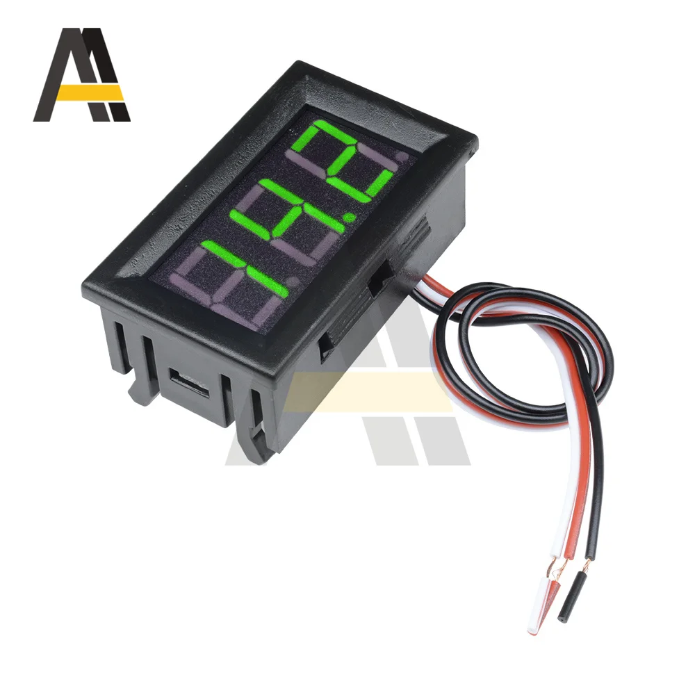 tiny spectrum analyzer 0.56 inch LED DC Digital Voltmeter DC 0-30V Voltage Meter Motrocycle Car Volt Battery 3 Bit 2 /3 Wire Capacity Tester 5V 12V 24V home depot tape measure