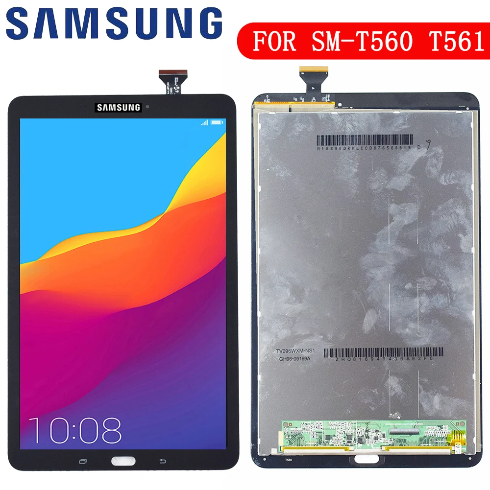 ЖК дисплей с дигитайзером сенсорного экрана для Samsung Galaxy Tab E 9 6 T560 сенсорная