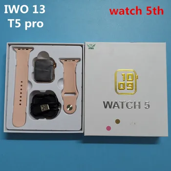 

IWO 13 Pro smart watch T5 Pro fifth generation watch fitness tracker heart rate monitor call information push waterproof watch