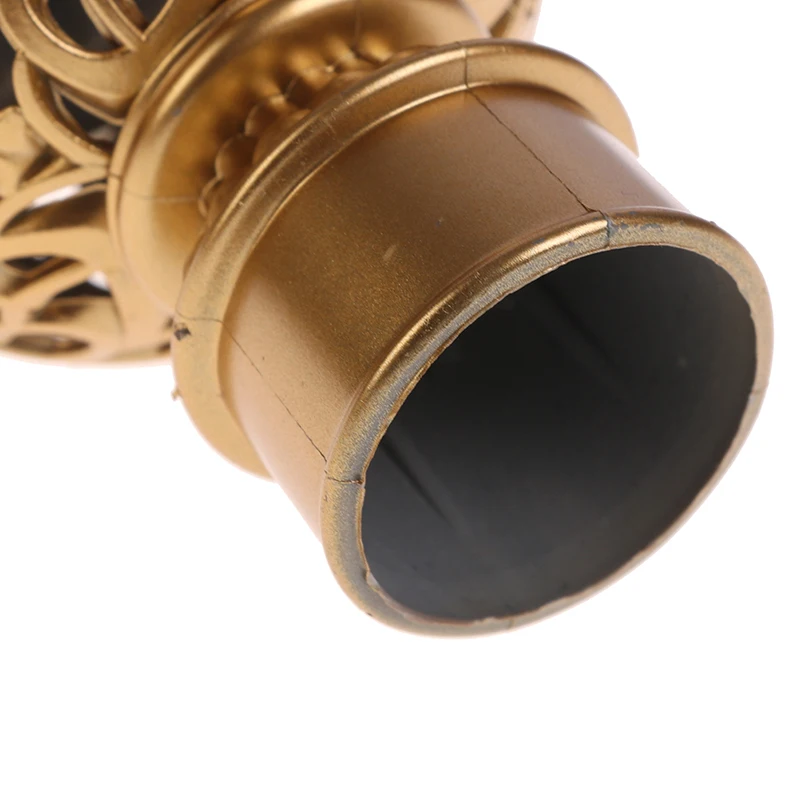 Description Picture 5 of itemNew 2Pcs Multiple Sizes Curtain Rod Cap Finials Plastic Vintage Drapery Rail Ends