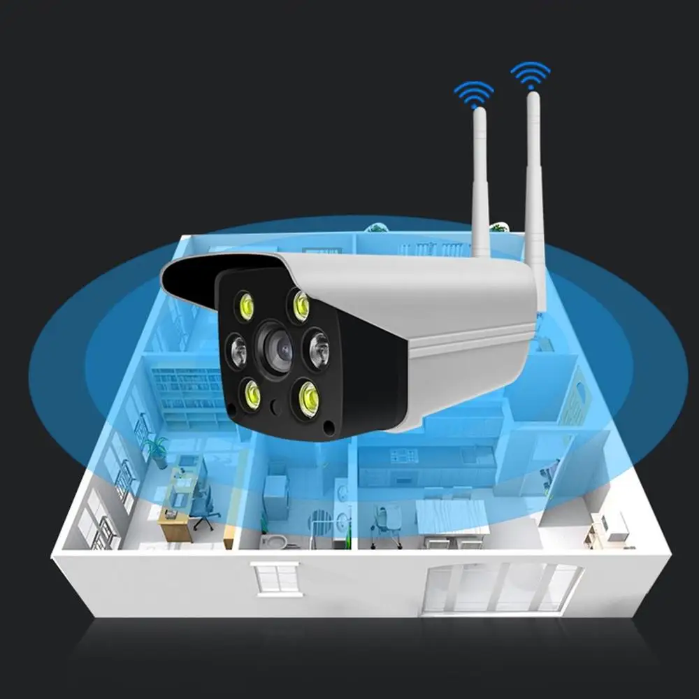 HD 2MP 720P Waterproof WiFi IP Camera Surveillance Outdoor Camera Security Night Vision CCTV Camera