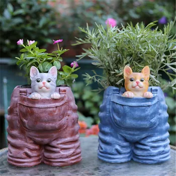 

9'' Simulation Animal Cute Cats Statue Kawaii Ornaments Full-Length Portrait Resin Action Figure Toy Q1123