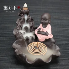 Incenso Queimador Quemador Incienso Керамическая маленькая монах печь для ароматерапии линия Plug Jufangfeng Прямая поставка с фабрики