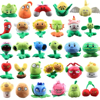 

14 cm PVZ Plants vs Zombies Plush Toys Hot Game Plants vs Zombies Soft Stuffed Doll Kawaii Pendant Women Kids Gift Home Decor