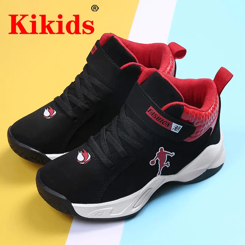Детские кроссовки KIKIDS, Баскетбольная обувь на толстой нескользящей подошве, мягкие, для спорта и активного отдыха 1