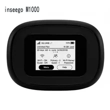 Inseego – point d'accès Wifi M1000 de poche Verizon, 5G, avec 2 Batteries (1 Stock + 1 supplémentaire), connecter jusqu'à 15 appareils WiFi an
