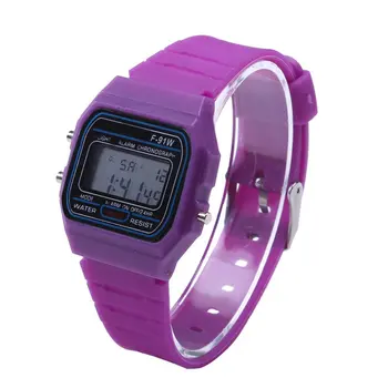 

Fashionable Men Women Outdoor Digital Electronic Watches High Class Soft PVC Strap Data Display Ultra Thin Sport Watch