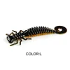 2022  Larva Soft Lures  Artificial Lures Fishing Worm Silicone Bass Pike Minnow Swimbait Jigging Plastic ► Photo 3/5