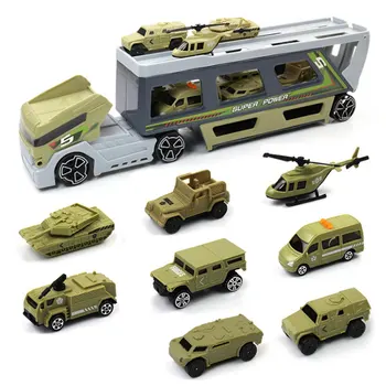 

Mini Dinosaur Toy Car Model Portable Storage Carrier for Kids Children Engineering Vehicle Toys