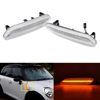 

Clear LED Turn Signal Lights Side Marker Lamp For Countryman R60 R61 2012-2017