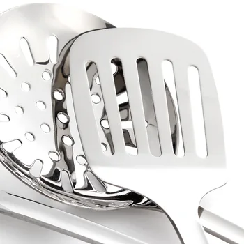 

He-3cm Stainless Steel Kitchen Utensils Seven Piece Set of Spatula Set of Soup Spoon, Spatula, Leaky Spoon, Kitchen Utensils